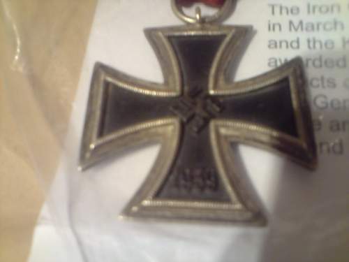 Iron Cross second class Vet story.