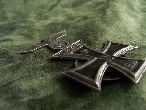 Wwii iron cross with spange