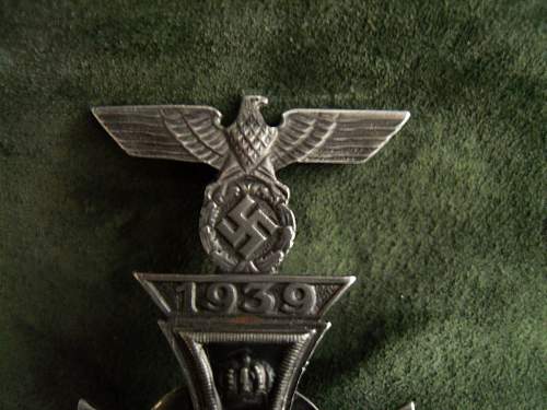 Wwii iron cross with spange