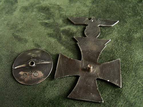 Wwii iron cross with spange