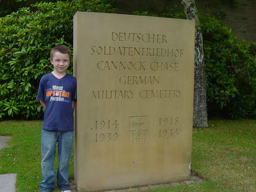 Visiting the German Military Cemetery, UK.