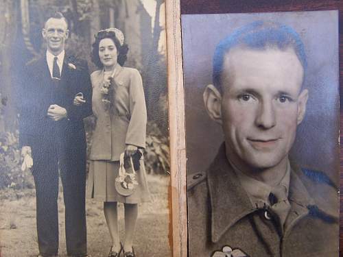 Cloth Parachute Wings Attached To British WW2 Battle dress Jacket