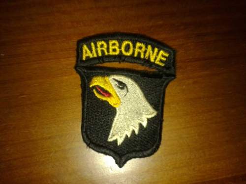 US 101st A/B patch: Is this is a reproduction?