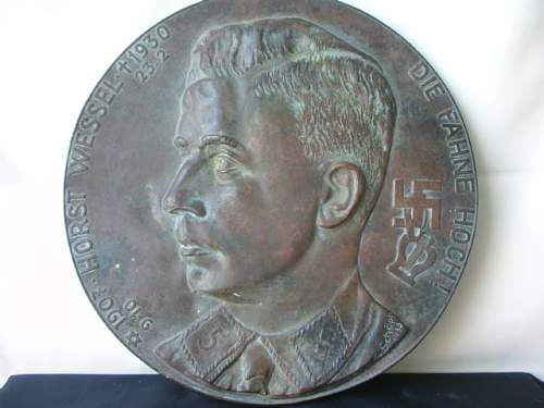 Horst Wessel Memorial Plaque