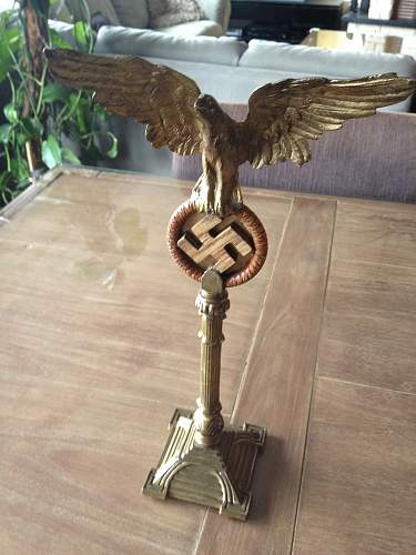 Unique german eagle desk ornament