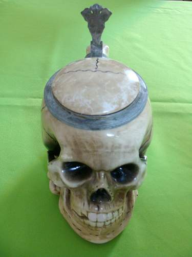 WW2 German Skull Beer Stein - Thoughts?