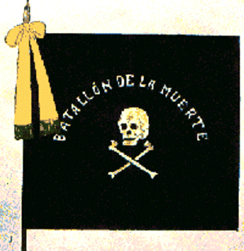 Skull insignia for Spanish Lusitania cavalry regiment