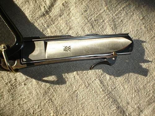 German post war gravity knife.