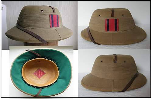 British &amp; Commonwealth sun helmets