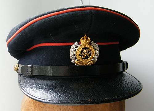 Royal engineers officers forage cap GVI