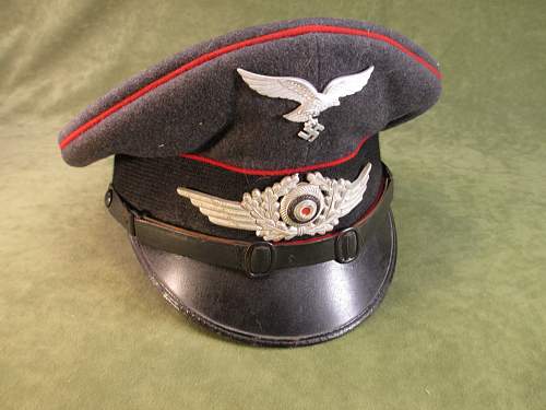 Luftwaffe NCO/EM visor cap