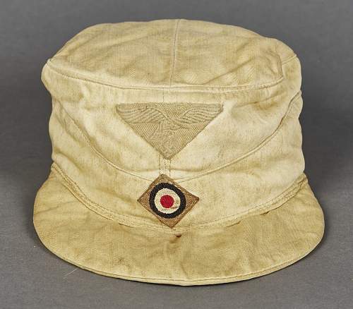 WWII German Luftwaffe Tropical M41 Cap