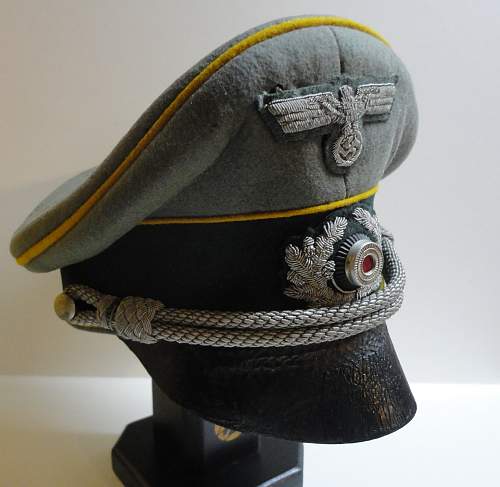 Cavalry Officers crusher Visor