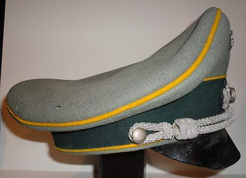 Cavalry Officers crusher Visor