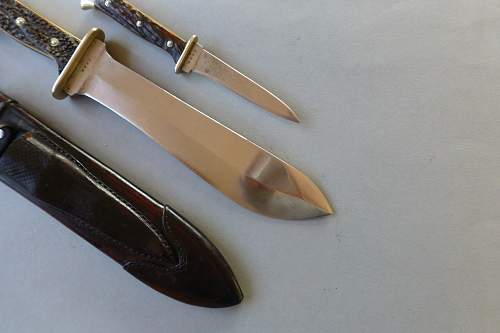 F.Dula Waidbesteck &amp; Henckels Bowie hunting knife