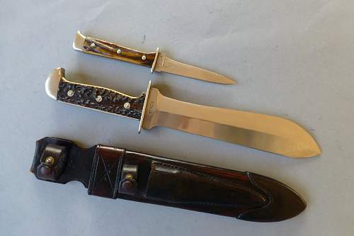 F.Dula Waidbesteck &amp; Henckels Bowie hunting knife