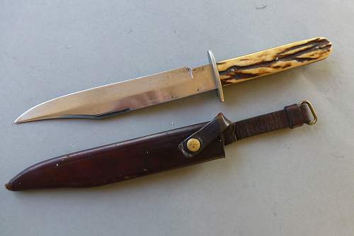 F.Dula Waidbesteck &amp; Henckels Bowie hunting knife