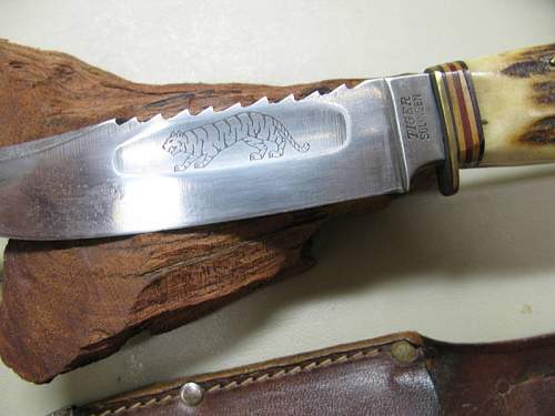 F.Dula Waidbesteck &amp; Henckels Bowie hunting knife