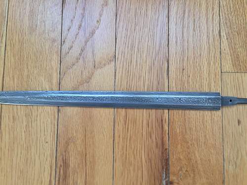 Damascus blade real or fake?