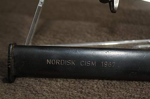 CISM engraving on a seitengewehr 102(n)