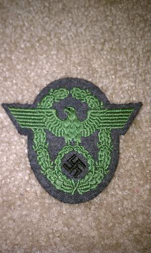 Proper ID for police patch needed