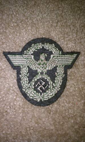 Proper ID for police patch needed