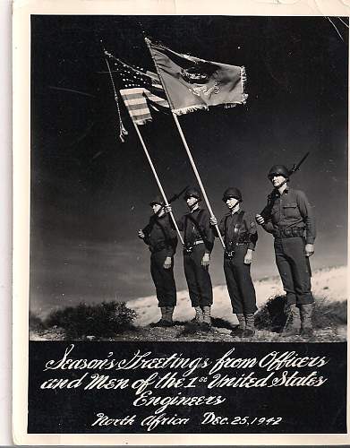 Seasons Greetings 1st US North Africa 1942