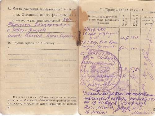 Red Army Soldiers Book, translation help please