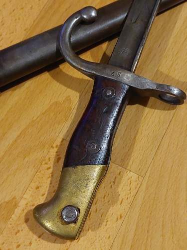 Alex Coppel Solingen, m1877 Grass bayonet, is it Ersatz?