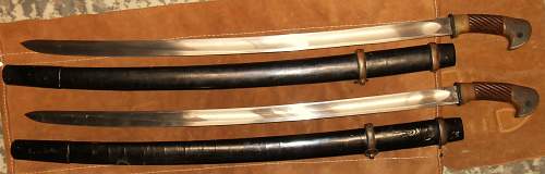 A Couple Of M1927 1945 Dated Soviet Shashka Cossack Swords