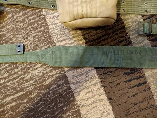 Unknown piece of late war US webbing?