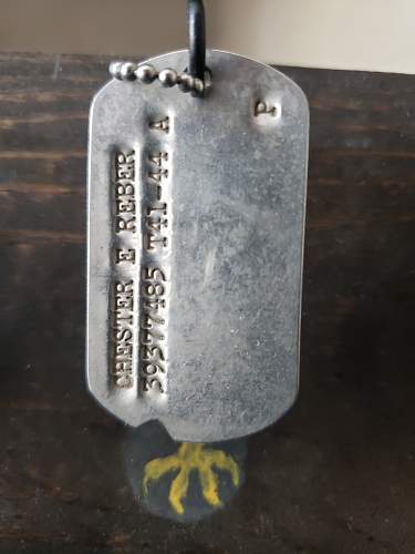 WWII U.S. Dog Tags