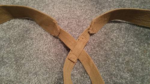 Indian-made Pattern 1937 Officers' Webbing Set