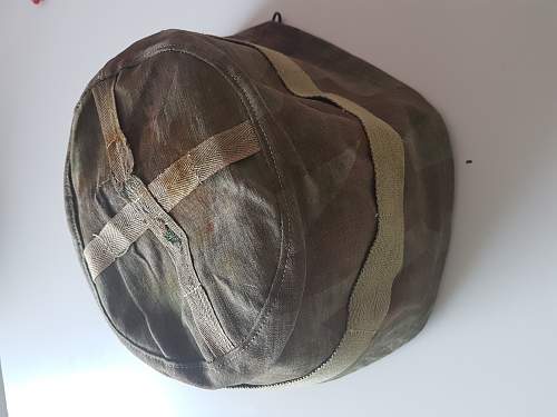 M 38 Helmet Cover Splittertarn genuine?