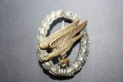 JMME Fallschirmschützenabzeichen der Luftwaffe Type &quot;D&quot;