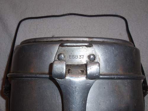 Mess Kit marked &quot;ESB 37