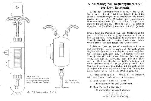 The Evolution of Headsets and Throat mikes for Panzers (1935-1945)