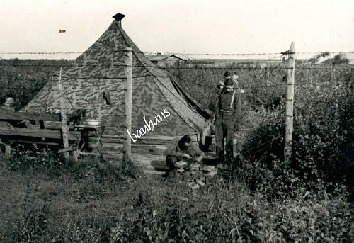 M31 Zeltbahn in use (period photos)