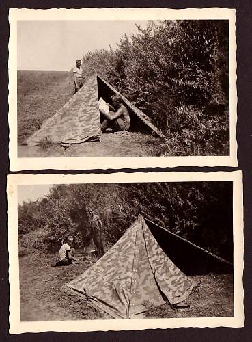 M31 Zeltbahn in use (period photos)