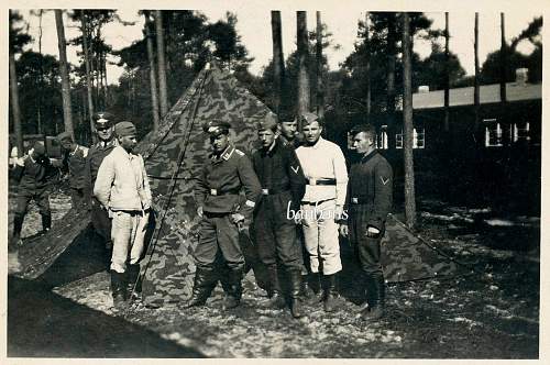 M31 Zeltbahn in use (period photos)