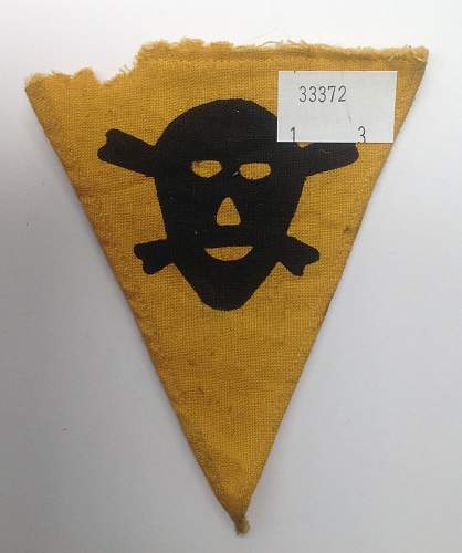 German mine  flag/marker