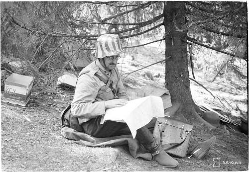 Finnish Camo Helmets- Period Photo Pictorial