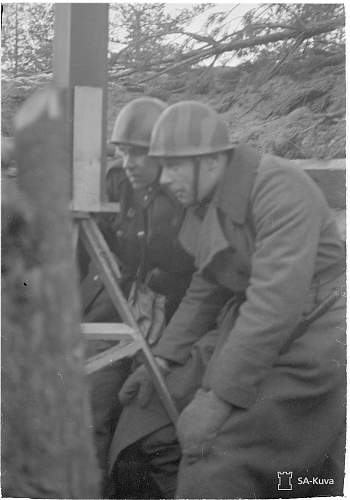 Finnish Camo Helmets- Period Photo Pictorial