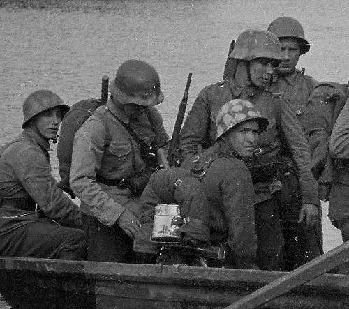 Finnish Camo Helmets- Period Photo Pictorial