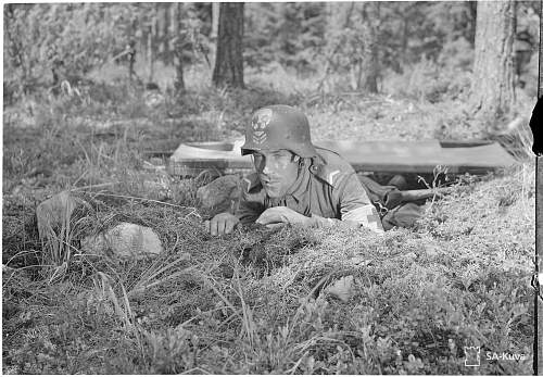 Finnish Camo Helmets- Period Photo Pictorial