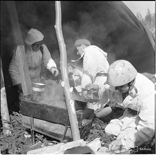 Finnish Camo Helmets- Period Photo Pictorial