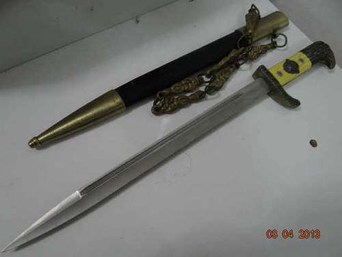 WW2 police dress bayonet  real or fake?