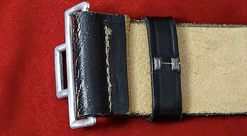 Officers leather belt