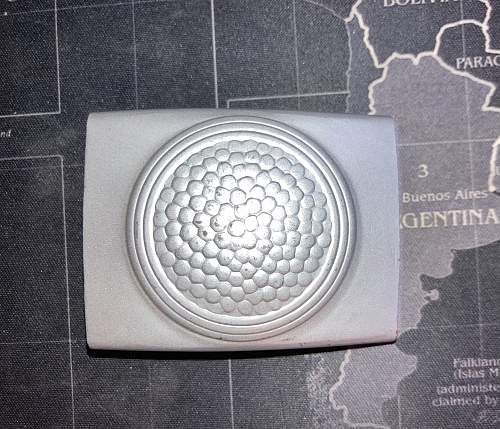 Blank German belt buckle