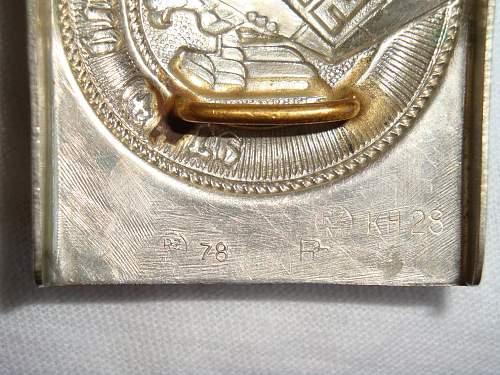 Identifying early RZM, MA, KH and UE Buckle Markings